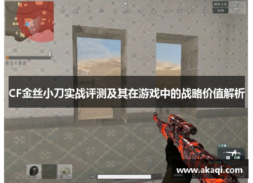 CF金丝小刀实战评测及其在游戏中的战略价值解析